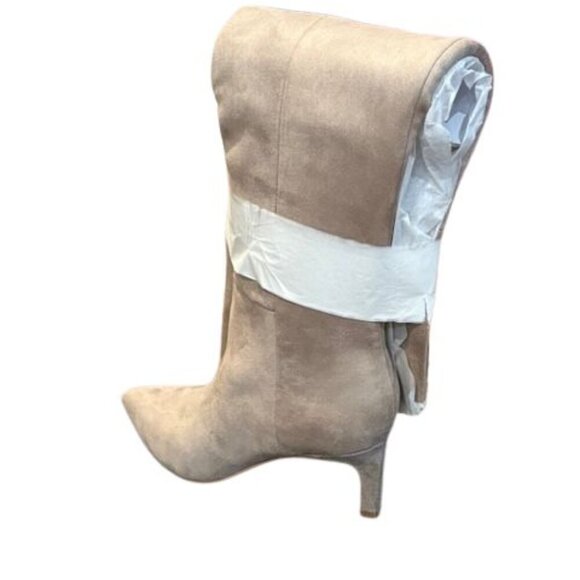 Marc Fisher “Qulie” Over The Knee Kitten Heel Boots in Taupe – NWOT – 6 M - Picture 6 of 13